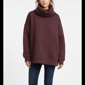 Gap fit purple turtleneck sweater sz extra small